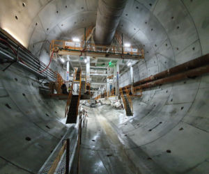 Drążenie tunelu w Świnoujściu - lipiec 2021