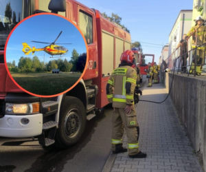 Dramatyczna akcja strażaków w Zabrzu. Poparzona kobieta w szpitalu