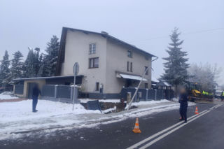 Zapadlisko w Olkuszu