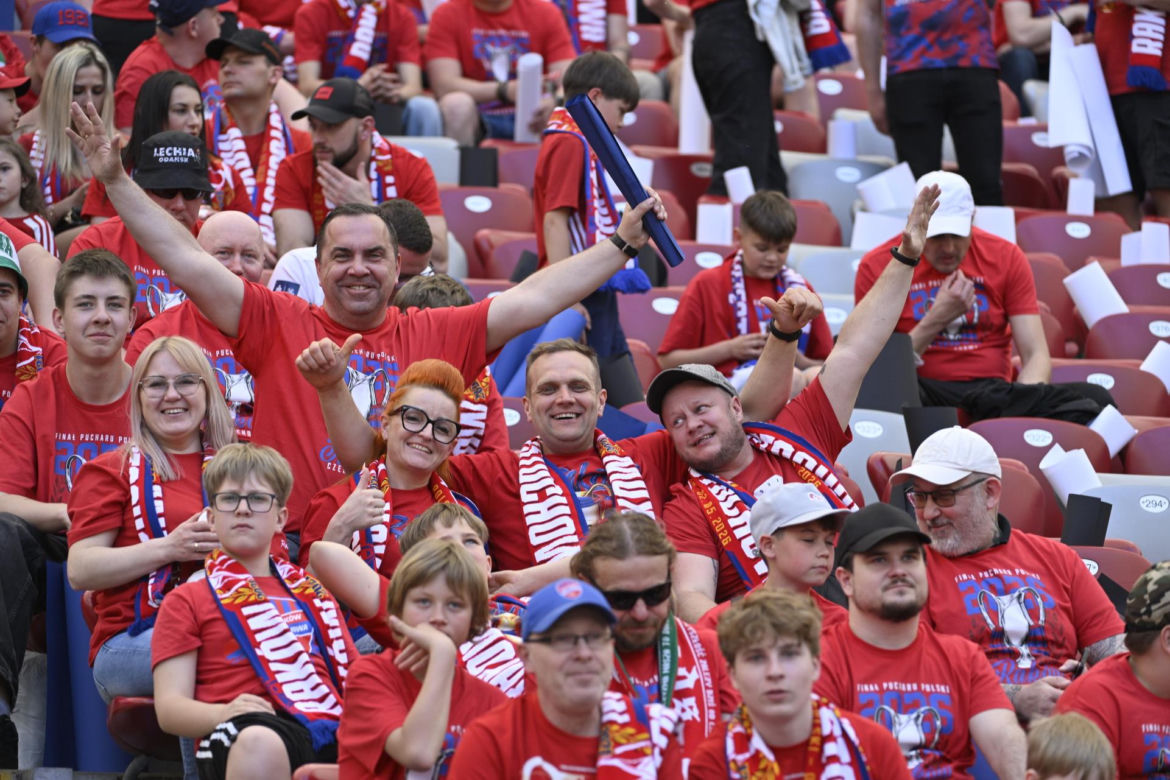 Kibice na finale Pucharu Polski: Górnik - Raków