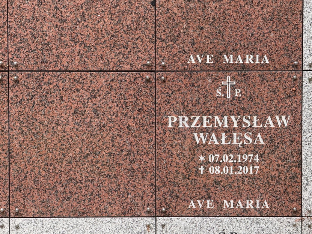 grób Przemysława Wałęsy