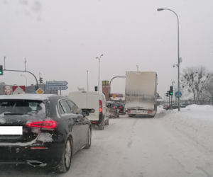 Atak zimy w Białymstoku i województwie podlaskim 09.02.2021 [ZDJĘCIA]