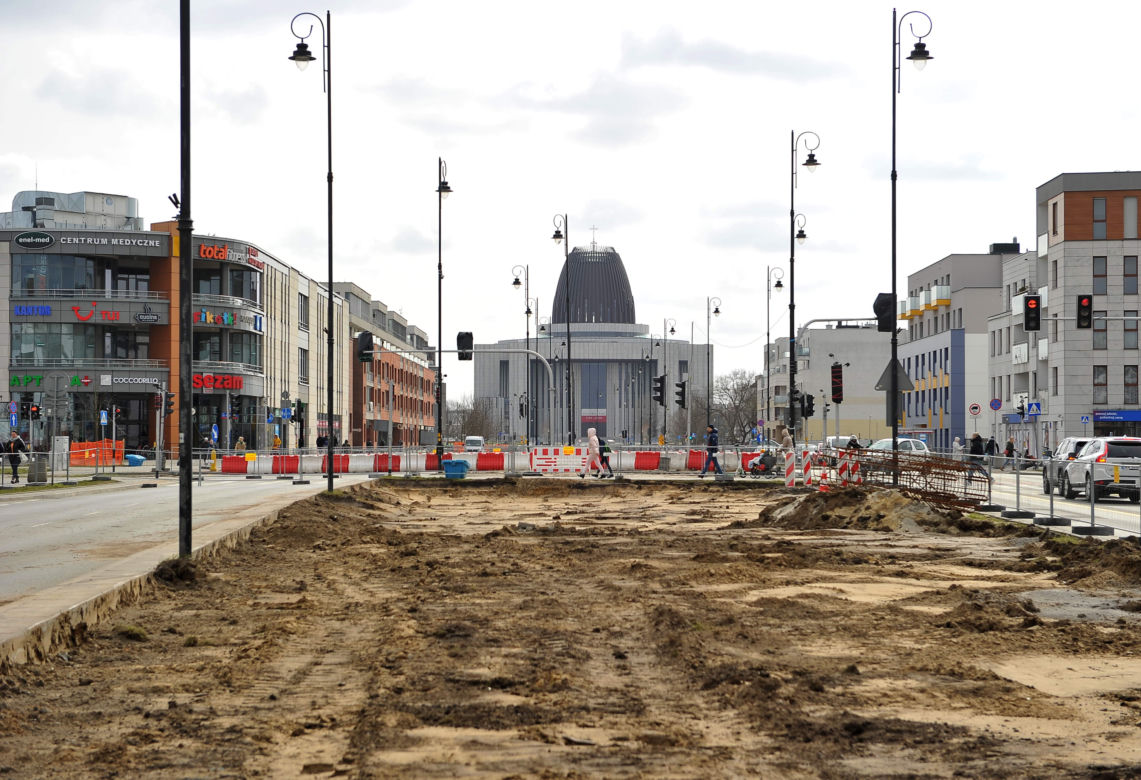 Tak wygląda budowa tramwaju do Wilanowa