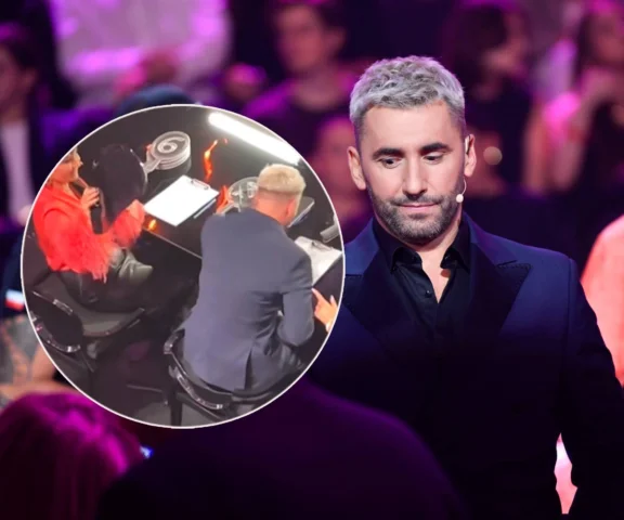Rafał Maserak zniszczył mebel w studiu Polsatu. Nagle odpadło oparcie! 
