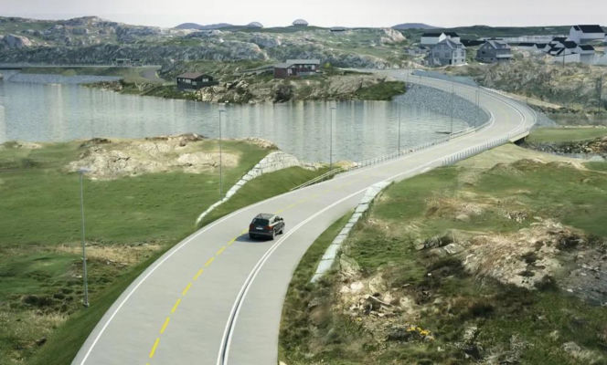 Tunel Ragfast w Norwegii - wizualizacje