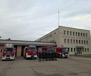 Hołd dla druha z OSP Trąbki