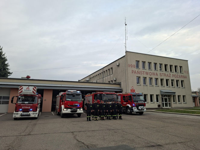 Hołd dla druha z OSP Trąbki