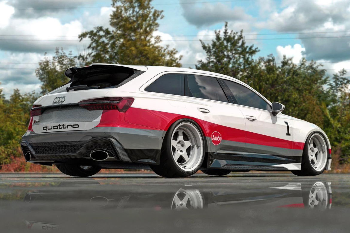 Audi RS6 Avant inspirowane Pikes Peak Audi Quattro S1