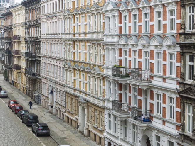 Wyremontowane kamienice przy ulicy Mierniczej