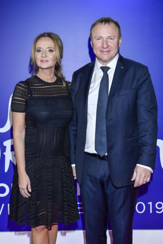 Jacek Kurski z żoną