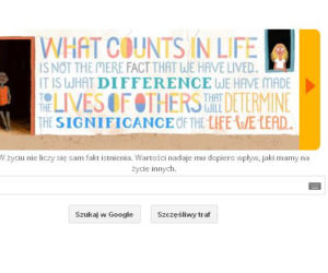 Google Doodle Nelson Mandela