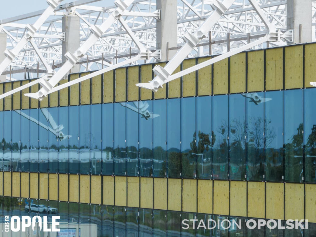 Stadion Opolski w budowie. Najnowsze zdjęcia