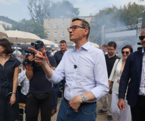 Tak grillował Morawiecki