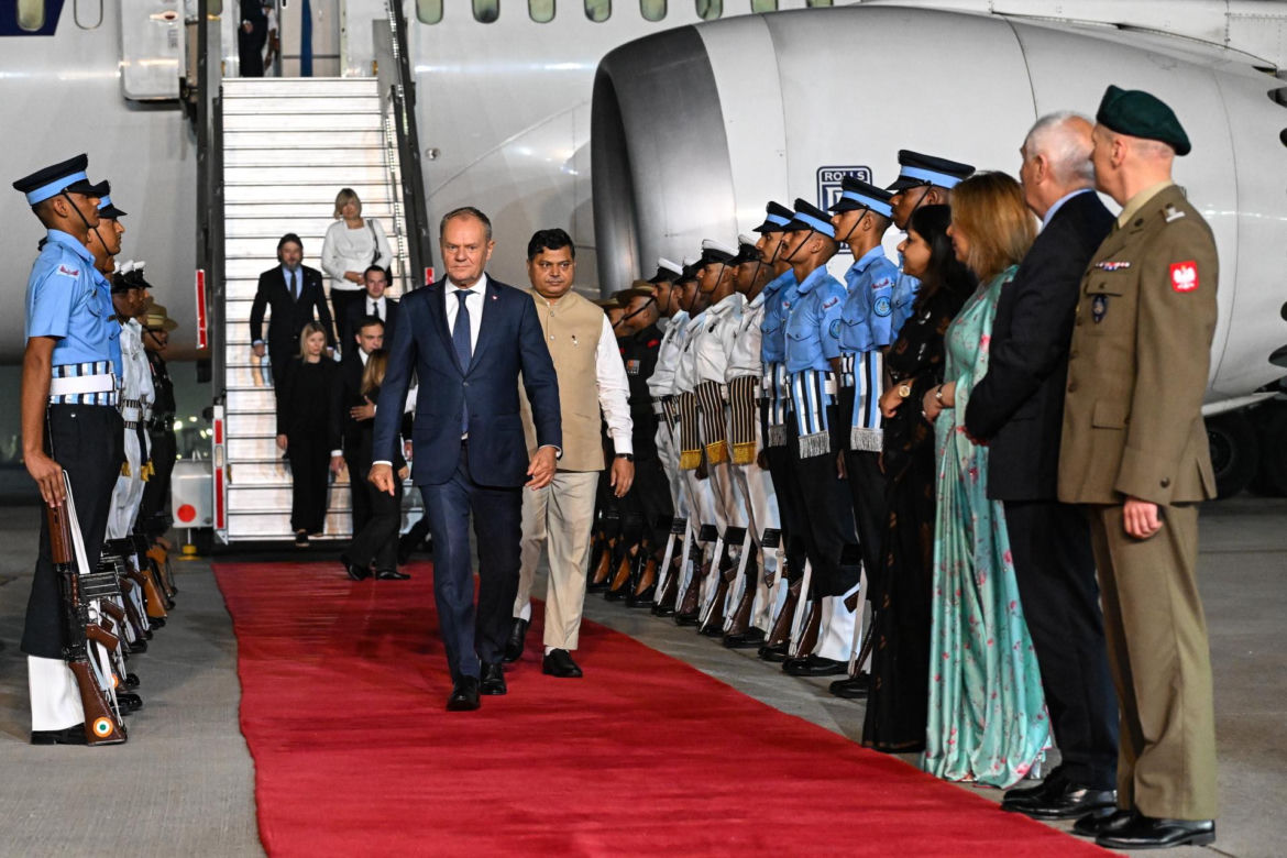Donald Tusk w Indiach
