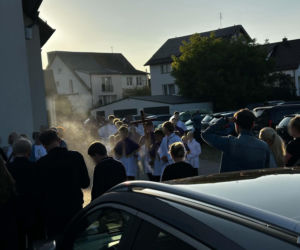 Mieszkańcy Lęborka żegnają księdza, który utonął w Darłówku