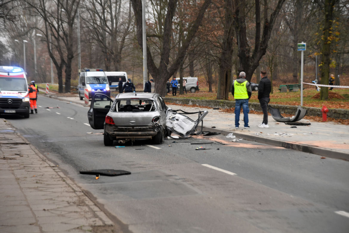 Szczecin: Śmiertelny wypadek na ulicy Dmowskiego