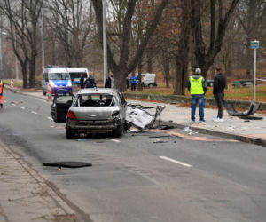 Szczecin: Śmiertelny wypadek na ulicy Dmowskiego