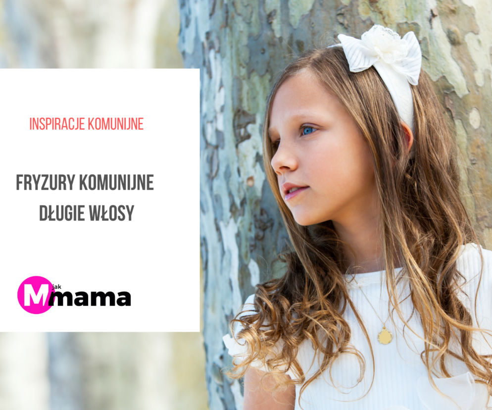 fryzura komunijna długie włosy