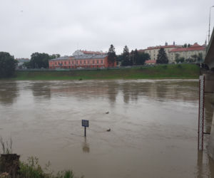 Podwyższony stan wody na Sanie