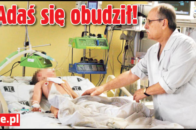 Adaś się obudził