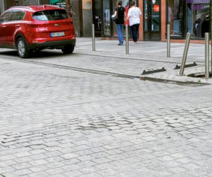 Zniszczenia na ulicy Bogusława