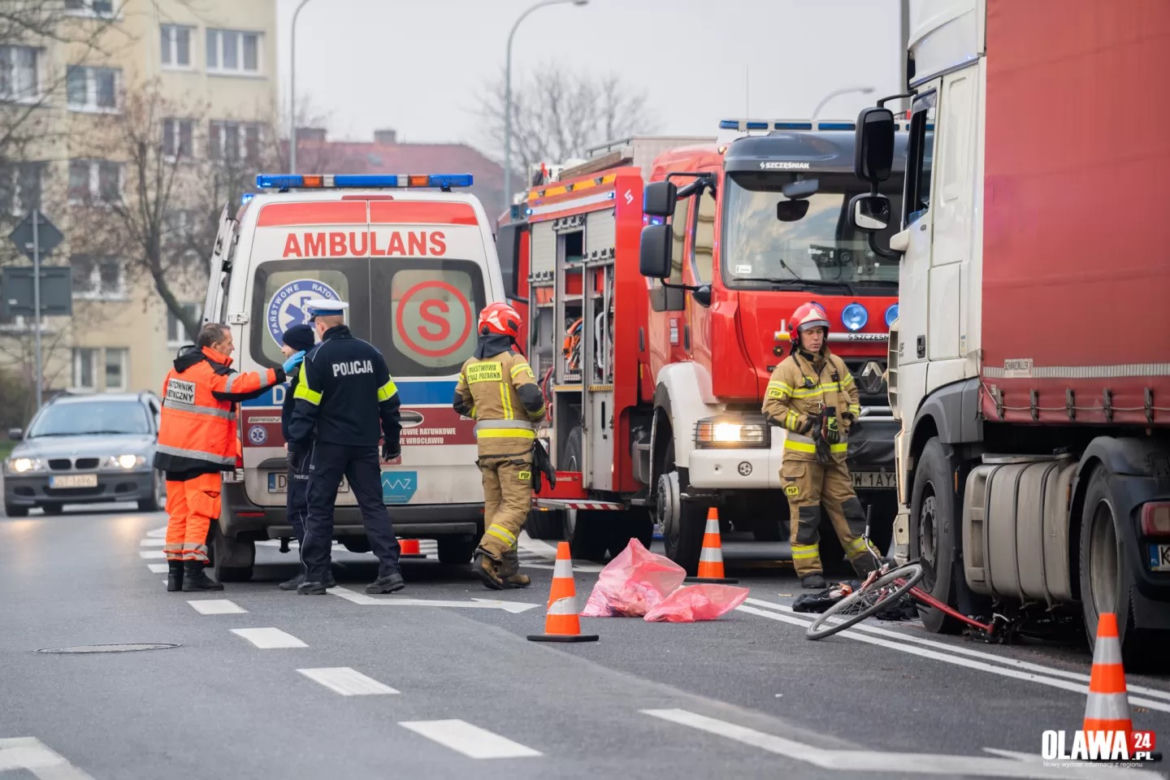 Ciężarówka ciągnęła starszego mężczyznę przez kilkanaście metrów