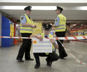Wypadek na stacji metra Pole Mokotowskie