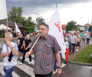 Związkowa Solidarność w MAN BUS nadal protestuje! Dziś przed zakładem było głośno