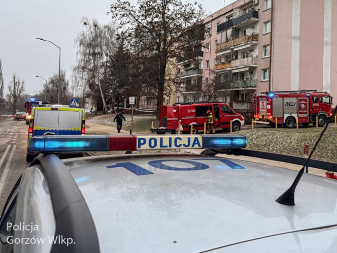 Wybuch w bloku w Gorzowie