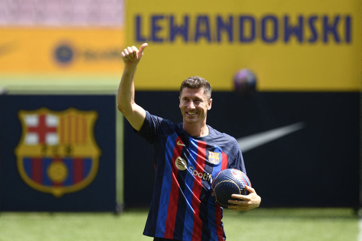 Oficjalna prezentacja Roberta Lewandowskiego w barwach FC Barcelona