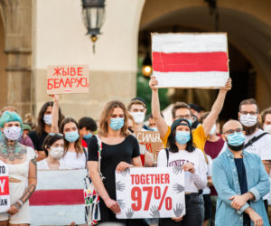 Kraków solidarny z Białorusią