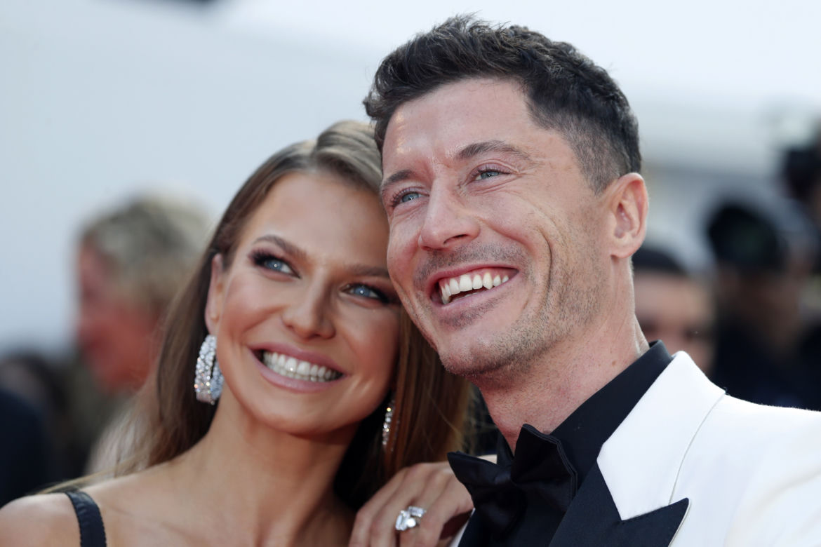  Lewandowscy brylują w Cannes. Ania w sukni za kilkanaście tysięcy