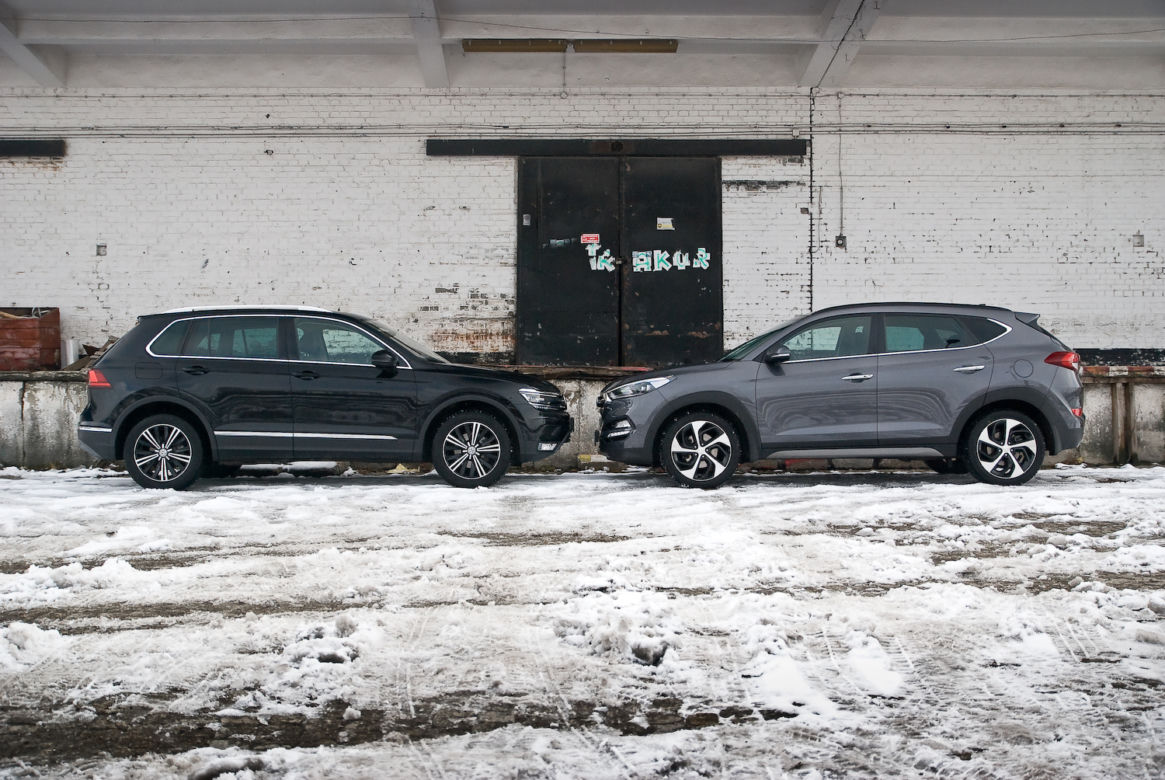 Volkswagen Tiguan vs. Hyundai Tucson