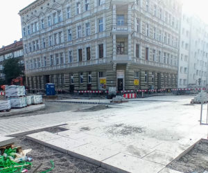 Przebudowa ulic w centrum Szczecina - lipiec 2020