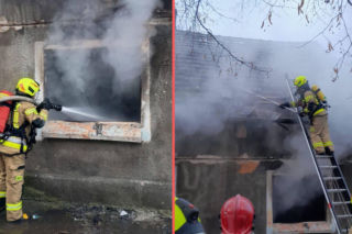 Pożar budynku pod Wrocławiem. Strażacy odnaleźli ciało mężczyzny 