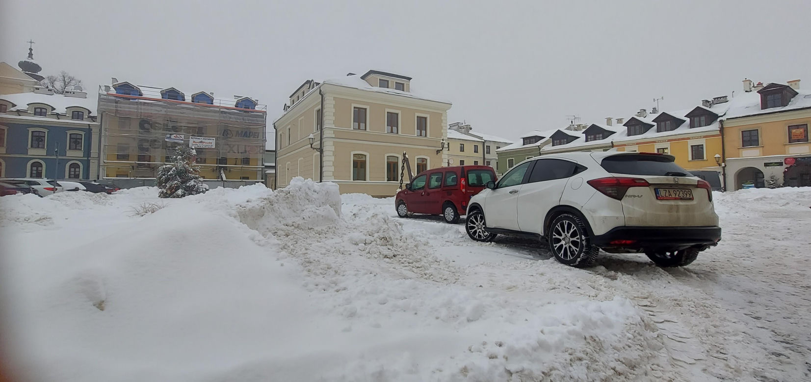 zima w Zamościu