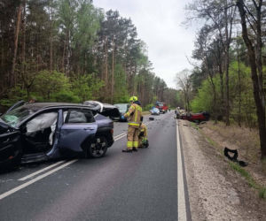 Wypadek na DK-76 w powiecie garwolińskim