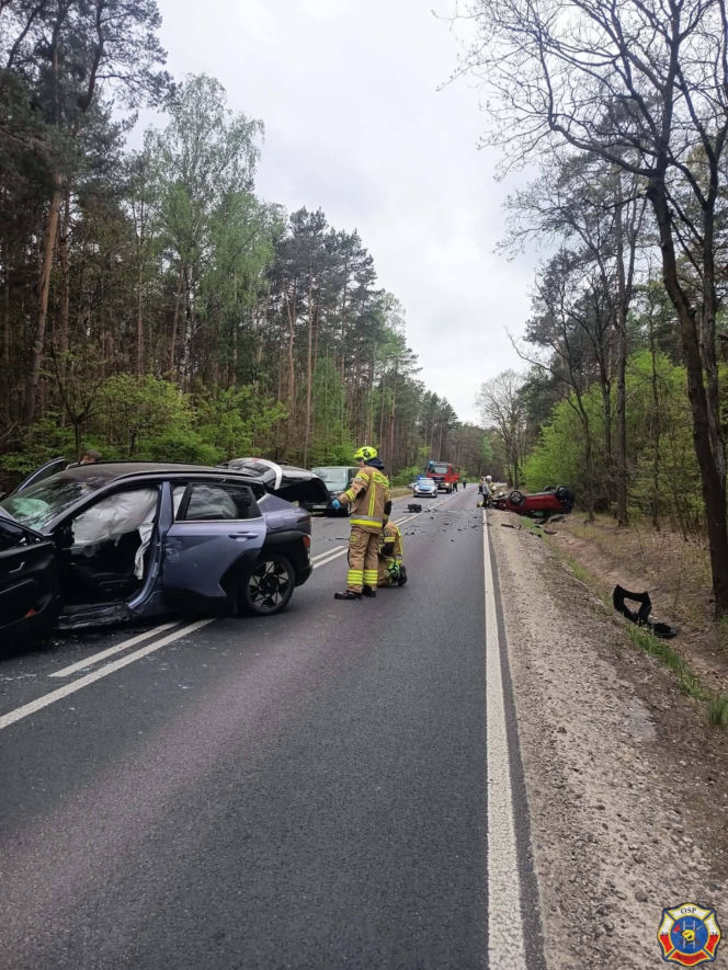 Wypadek na DK-76 w powiecie garwolińskim