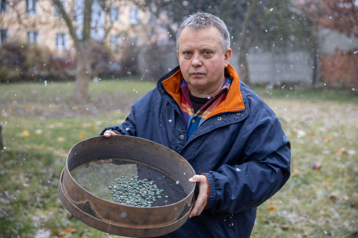 Skarb w polu kukurydzy