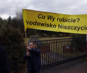 Protest w Imielinie