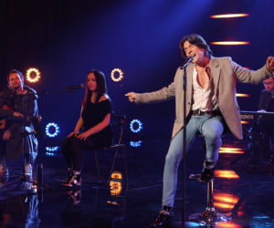 Dawid Kwiatkowski w obiektywie, podczas koncertu w ESKA Live!