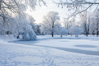 Dzieci bawiły się na zamarzniętym stawie, ojciec tylko patrzył. Pilna interwencja