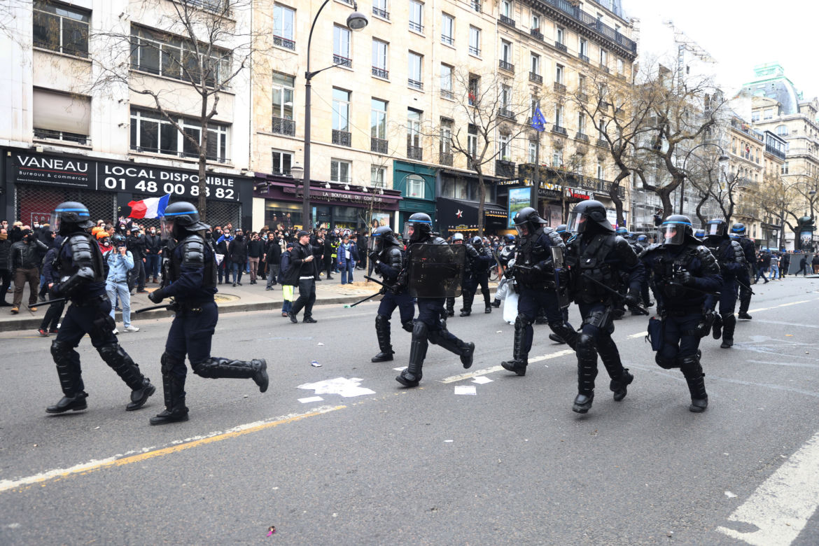 Protest we Francji