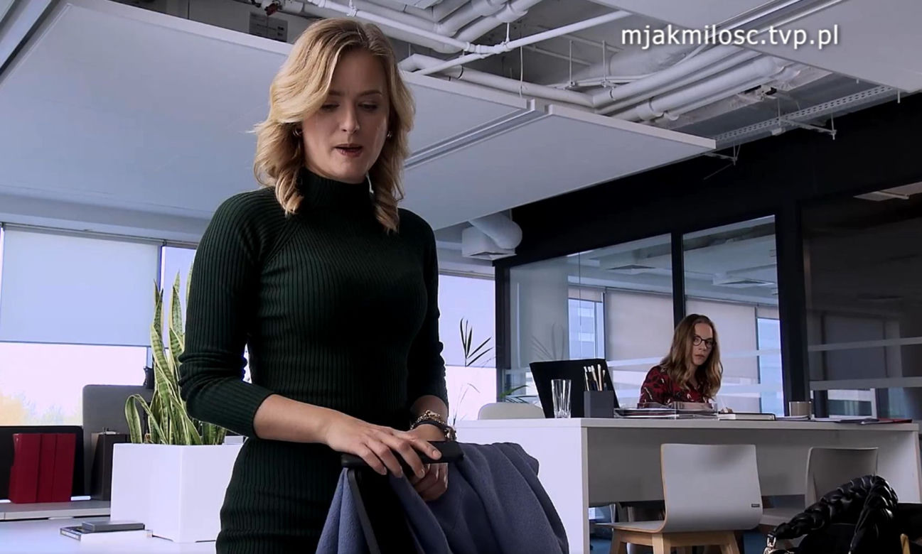 M jak miłość, odc. 1714. Julia Malicka (Marta Chodorowska), Sylwia (Hanna Turnau)	