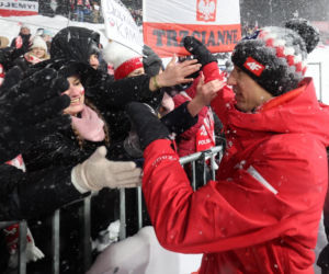 Kamil Stoch podczas ostatniego kunkursu PŚ w Zakopanem