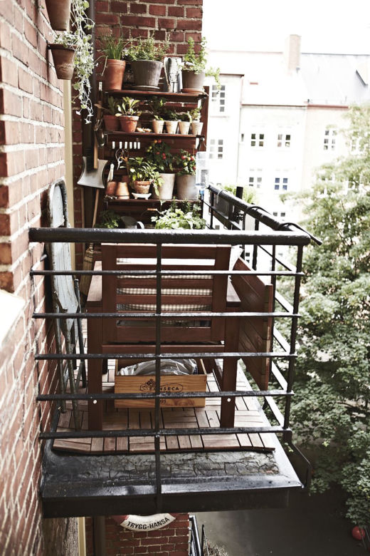 Północny balkon w mieście