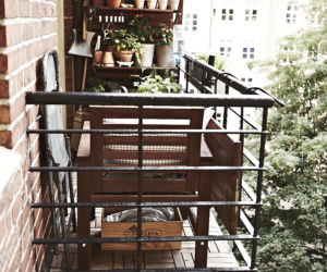 Północny balkon w mieście