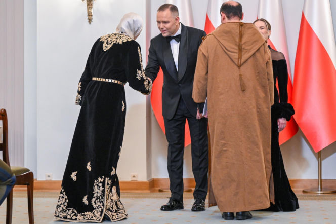 Nawroccy zadali szyku na spotkaniu z Korpusem Dyplomatycznym