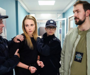 Barwy szczęścia odc. 2598. Jowita (Magdalena Żak), Marcin Kodur (Oskar Stoczyński)