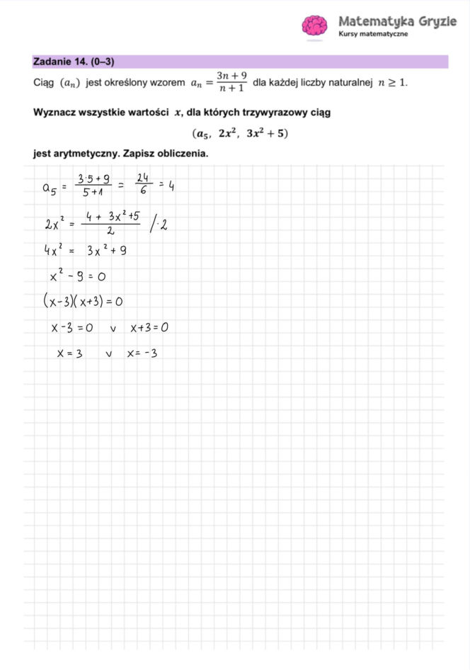 Matura próbna 2026 - matematyka. Gotowe odpowiedzi do arkusza CKE